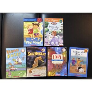 Scholastic & Disney Press Lot of 6 Early Reader Books Sofia the First Ages 4-7
